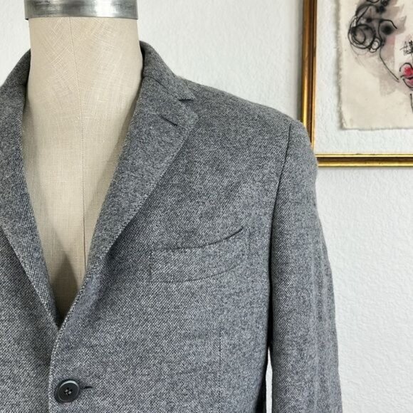 Corneliani Quilted Wool Cashmere Blazer - Picture 2 of 16